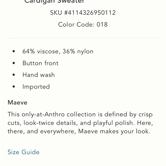 Maeve by Anthropologie Short-sleeve collared sweater cardigan - Picture 7 of 7